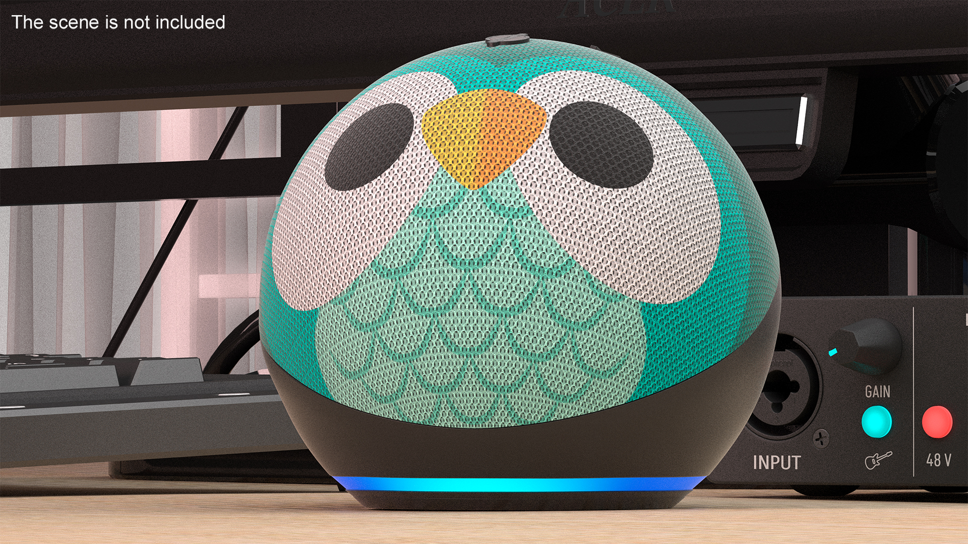 Amazon Kids Echo Dot 5th Gen Owl 3D