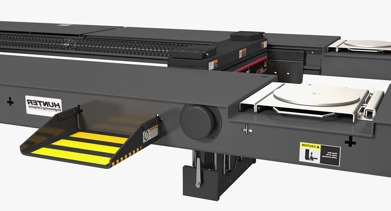 3D 4 Post Car Lift Generic model