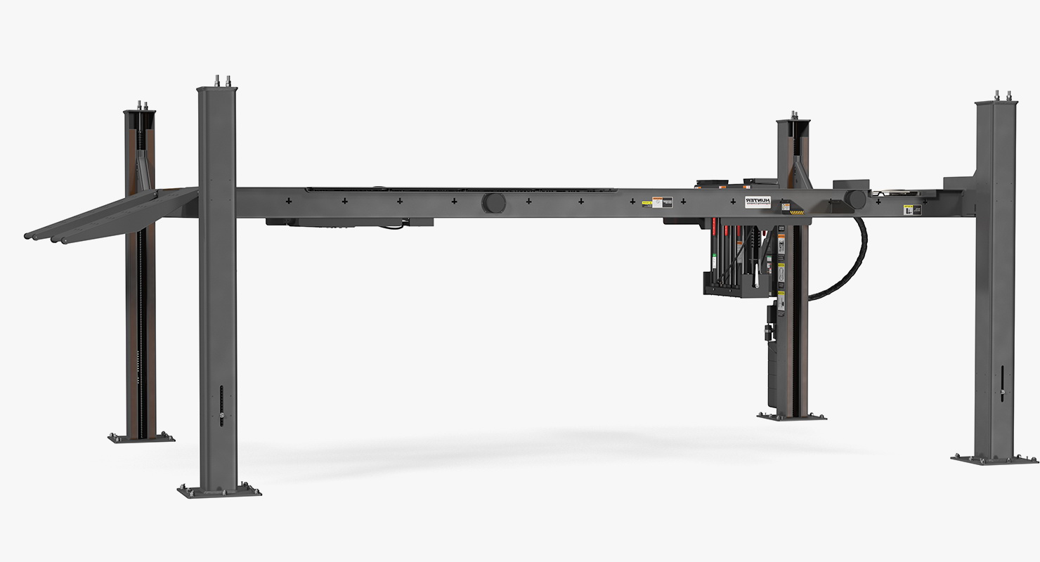 3D 4 Post Car Lift Generic model