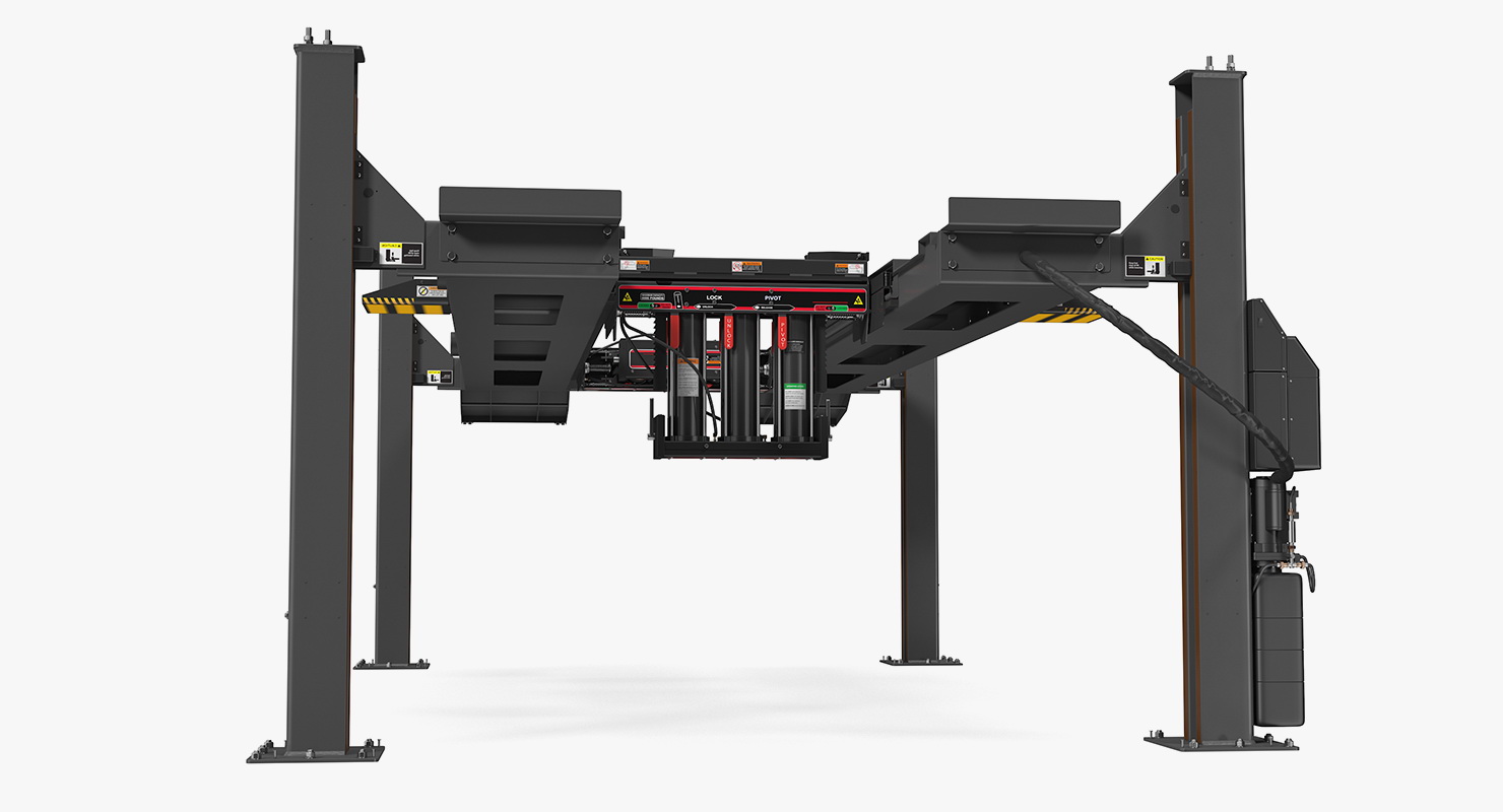 3D 4 Post Car Lift Generic model