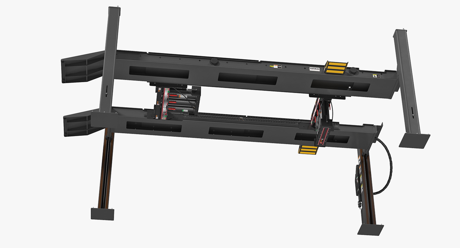 3D 4 Post Car Lift Generic model