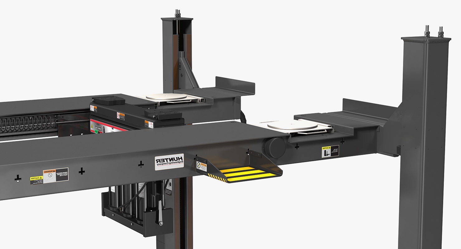 3D 4 Post Car Lift Generic model