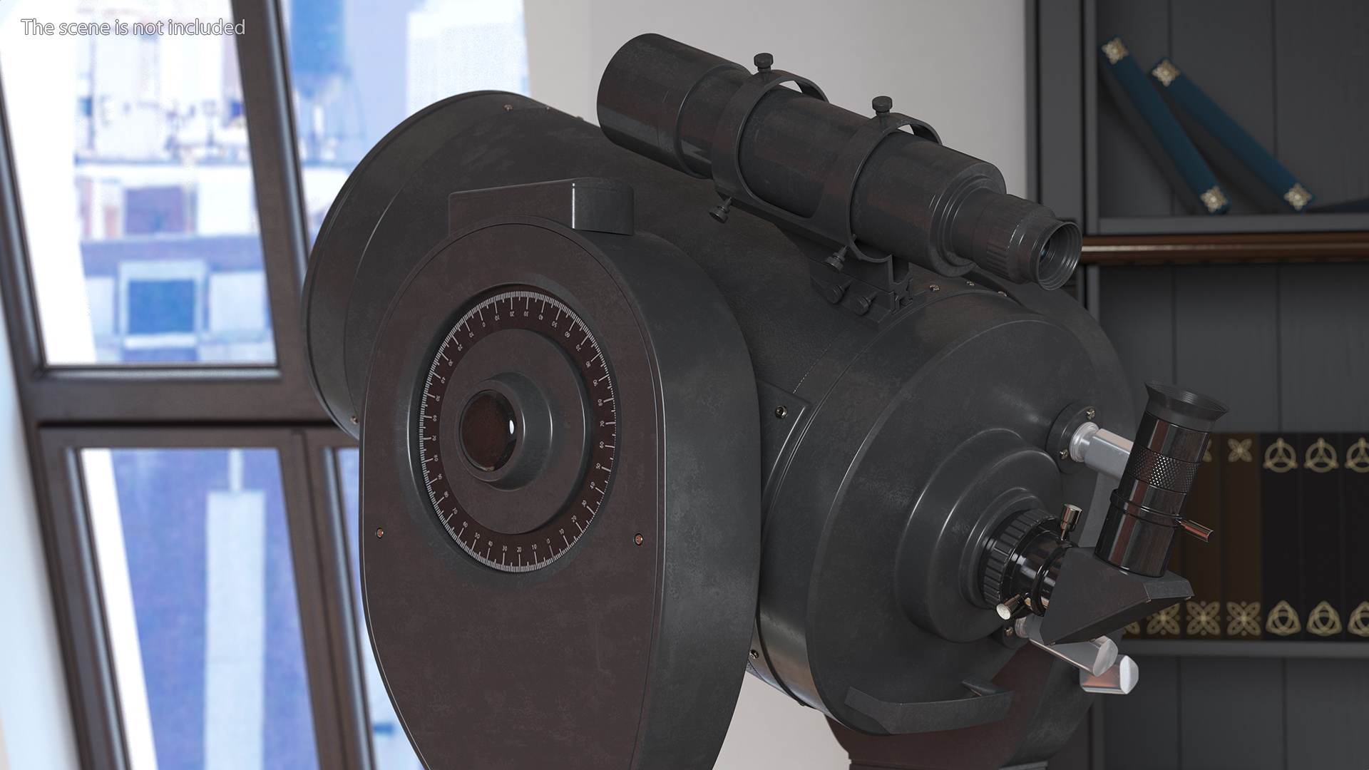 3D Telescope 8 Inch with Tripod model