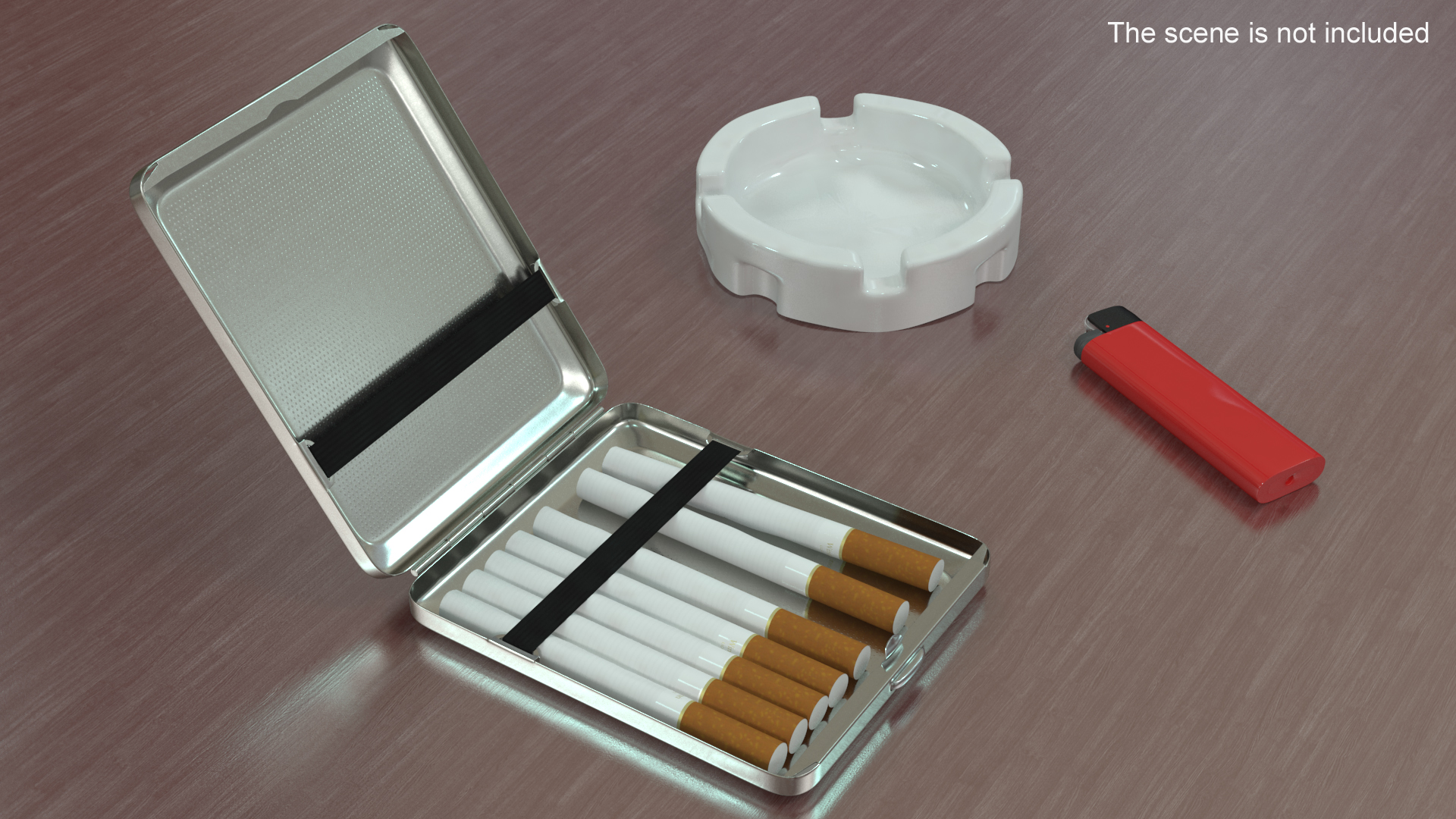 3D model Steel Cigarette Case