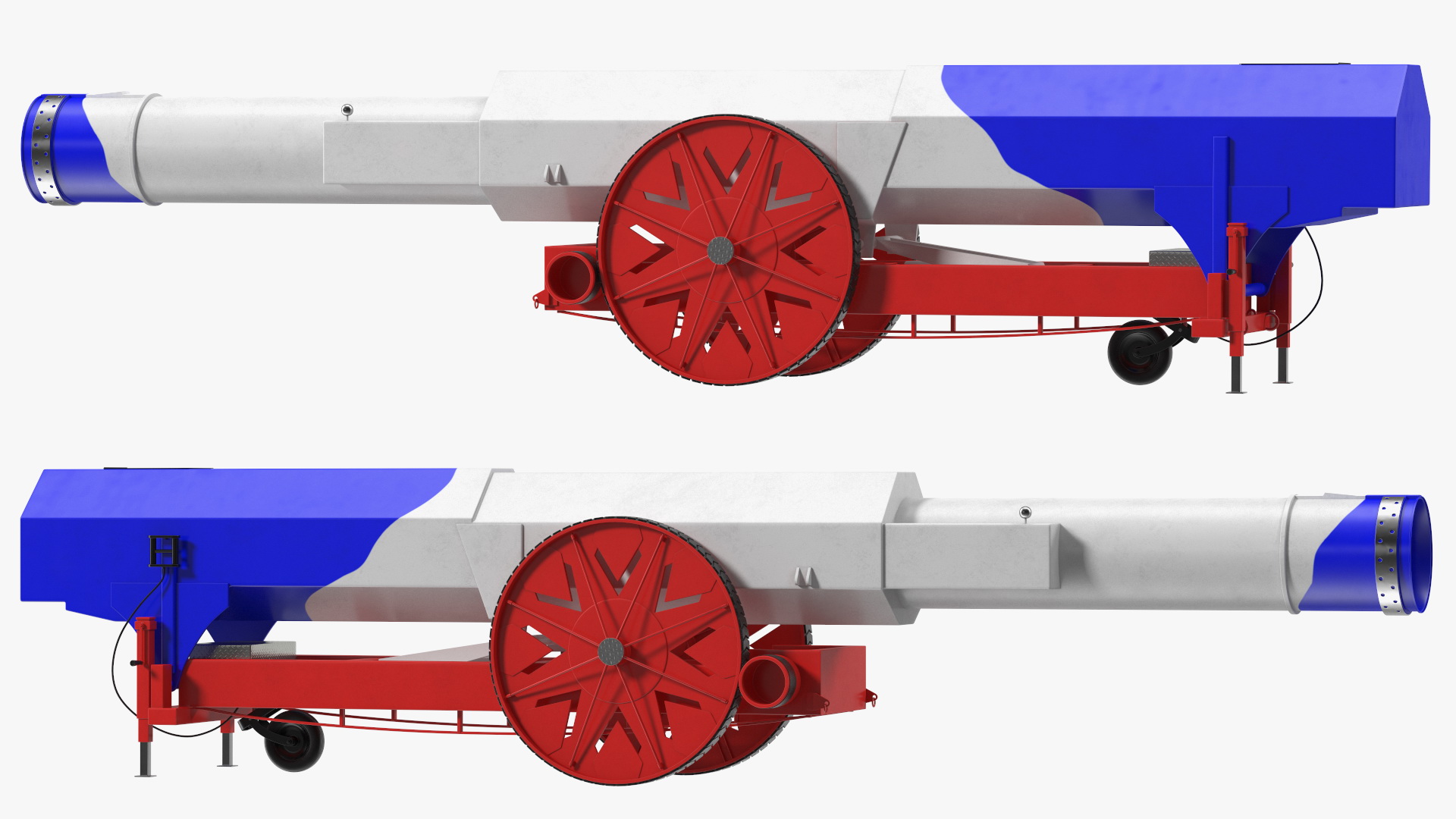 3D model Circus Human Cannonball Rigged