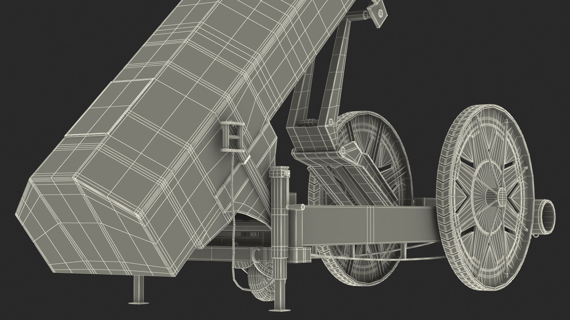 3D model Circus Human Cannonball Rigged