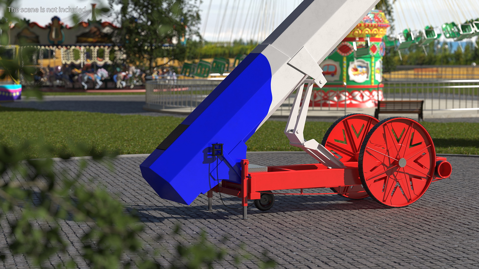 3D model Circus Human Cannonball Rigged