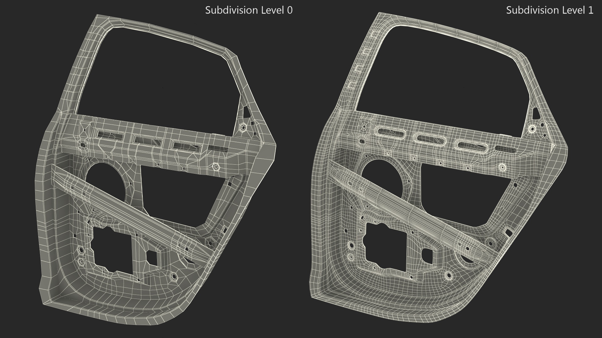 3D Vehicle Door Inner model