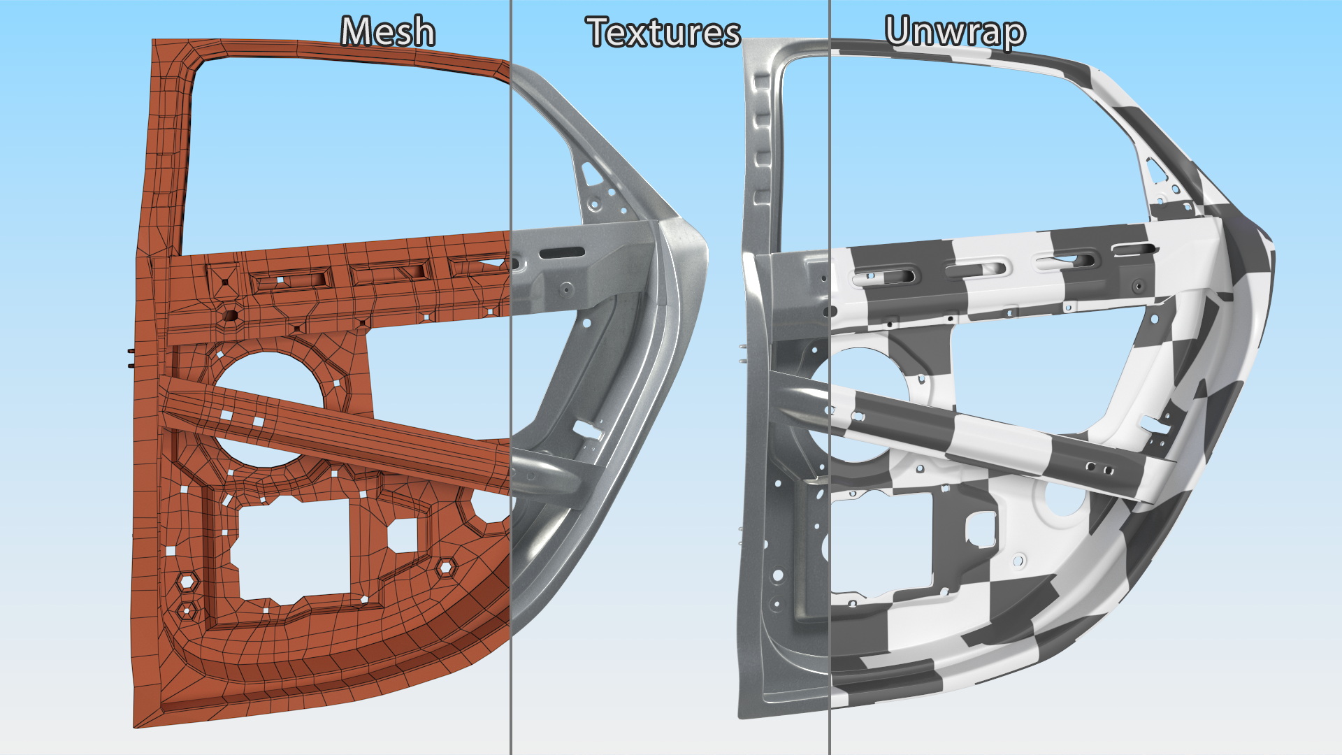 3D Vehicle Door Inner model