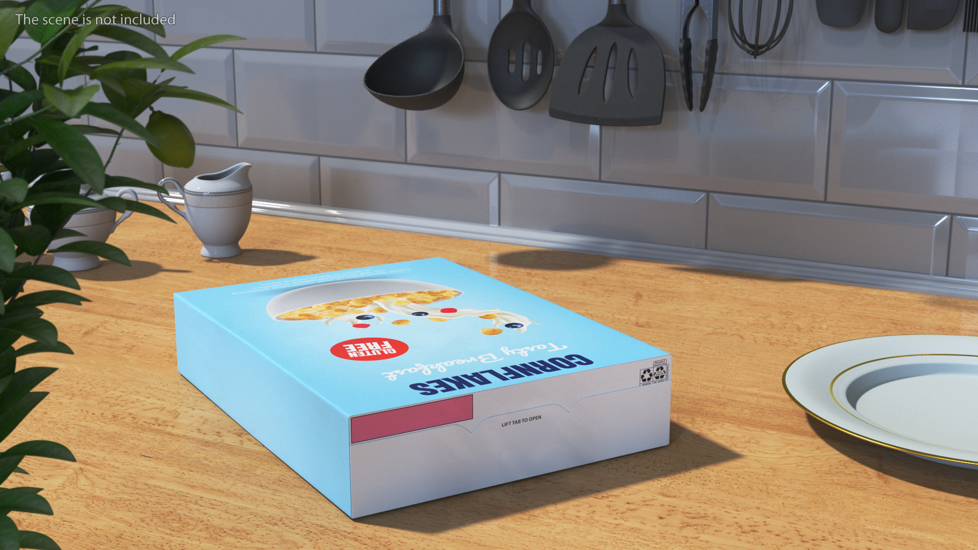 3D model Corn Flakes Box