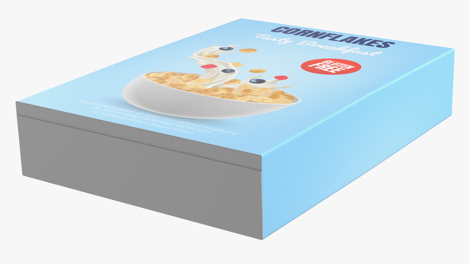 3D model Corn Flakes Box