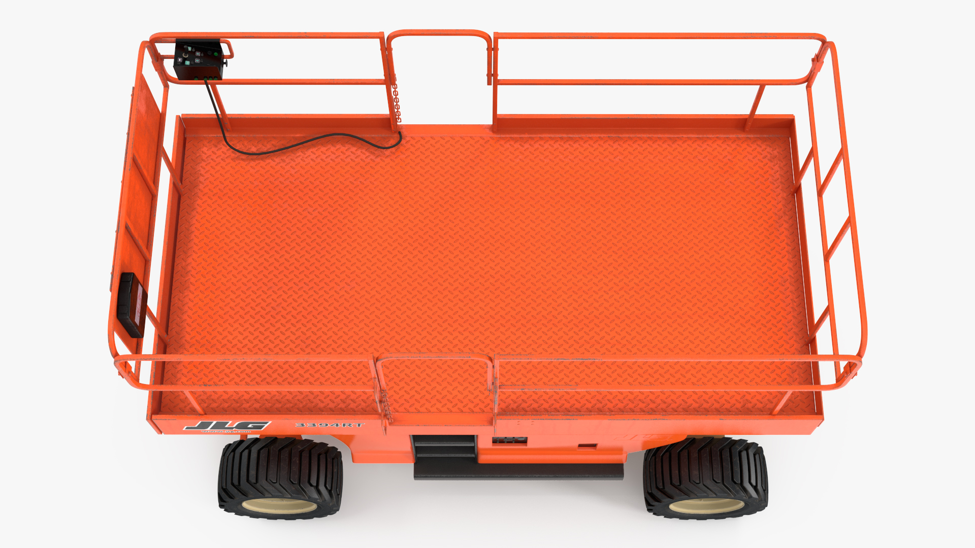 JLG 3394RT Scissor Lift Rigged for Cinema 4D 3D model