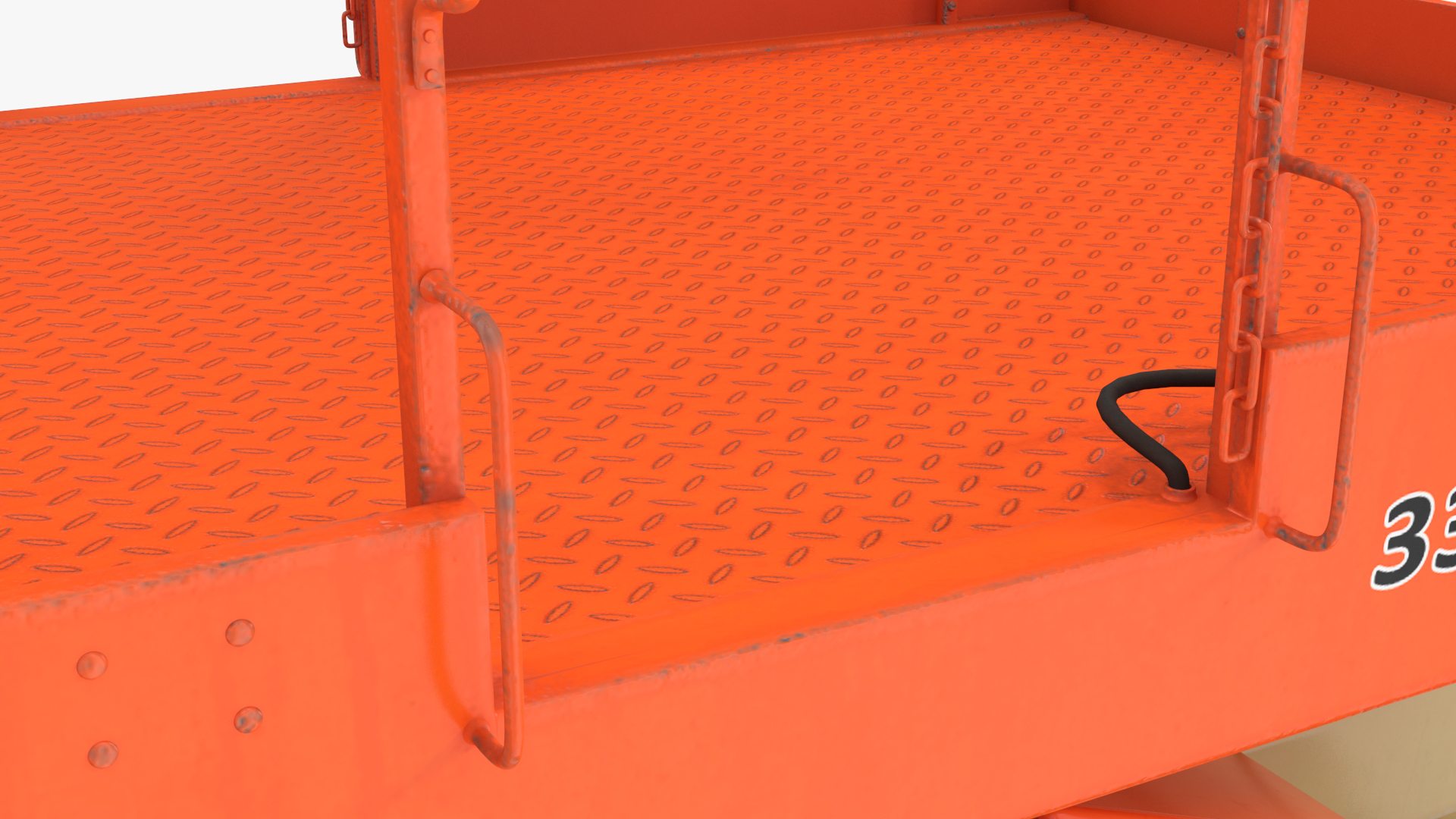 JLG 3394RT Scissor Lift Rigged for Cinema 4D 3D model