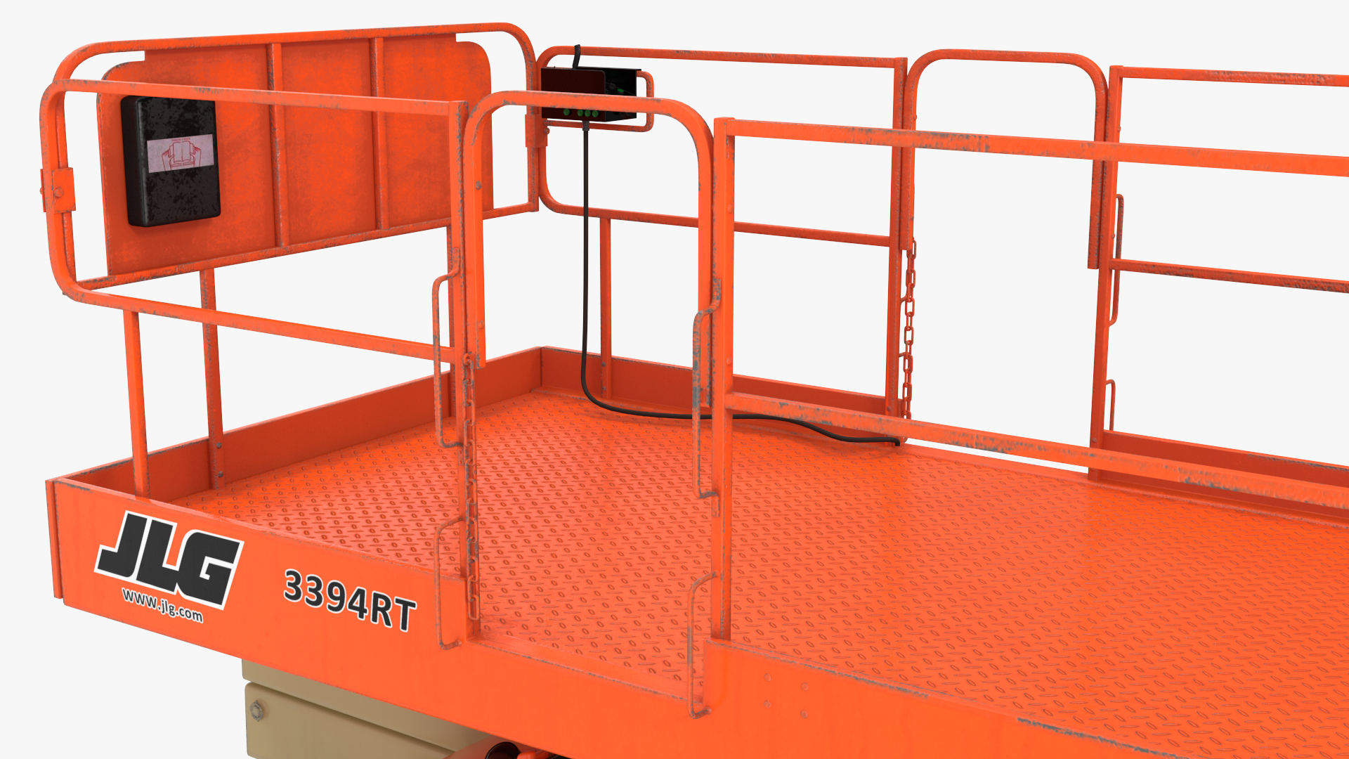 JLG 3394RT Scissor Lift Rigged for Cinema 4D 3D model