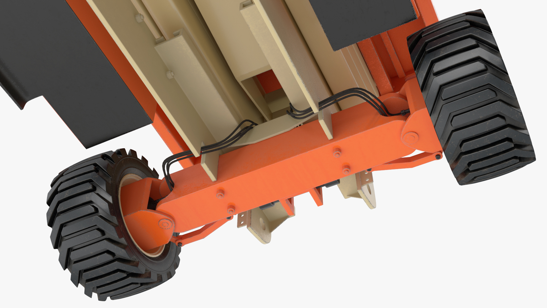 JLG 3394RT Scissor Lift Rigged for Cinema 4D 3D model