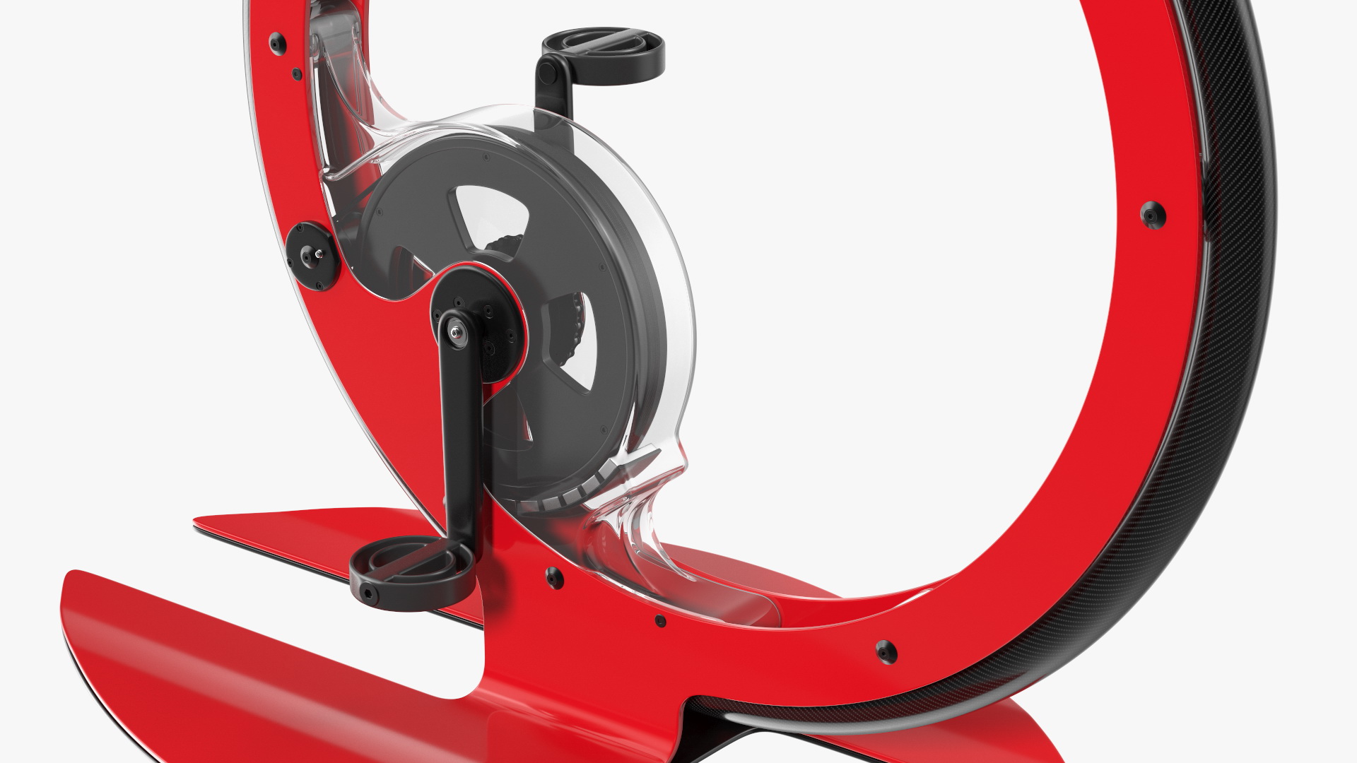 3D model Ciclotte Unicycle Exercise Bike Red