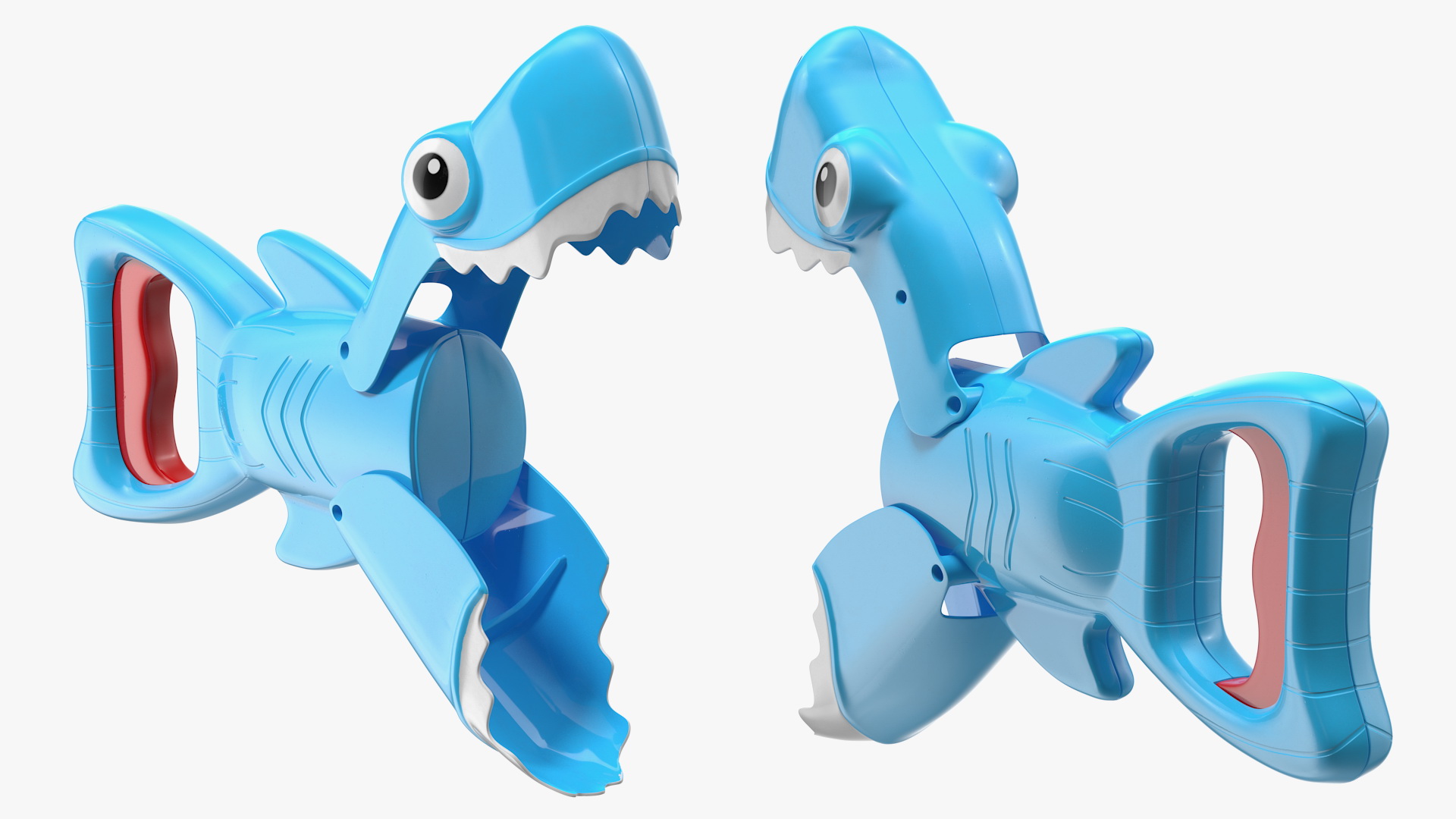 3D Shark Grabber Bath Toy Set