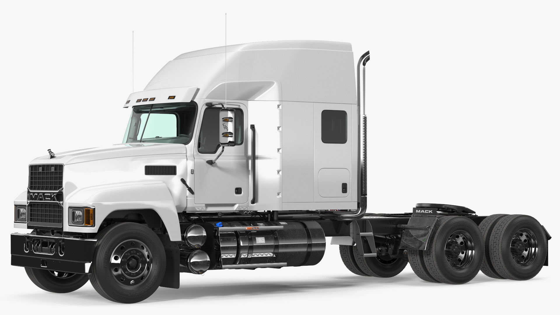 3D model Mack Pinnacle 2025 Truck White