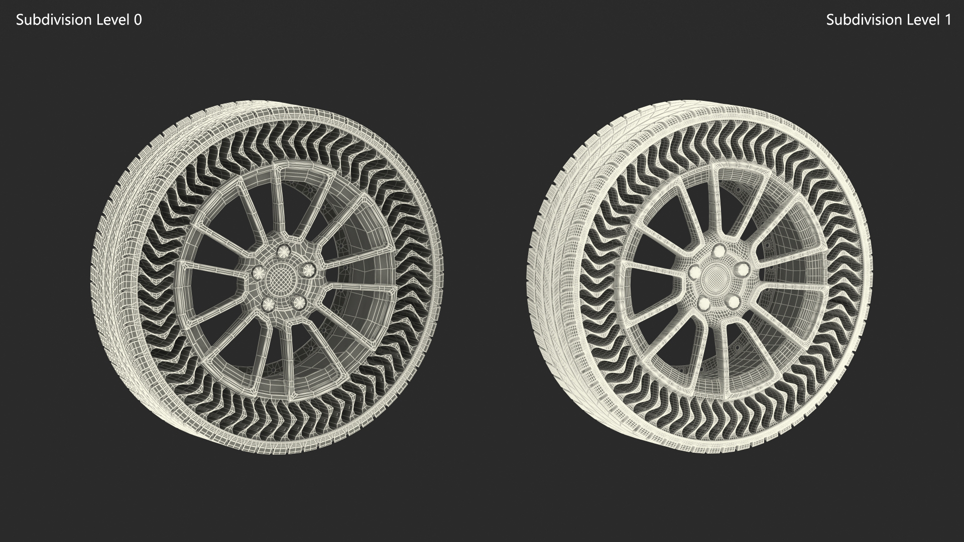 3D Airless Michelin Tire