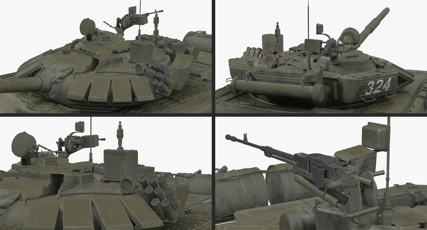 3D model T 72B3 Soviet Main Battle Tank