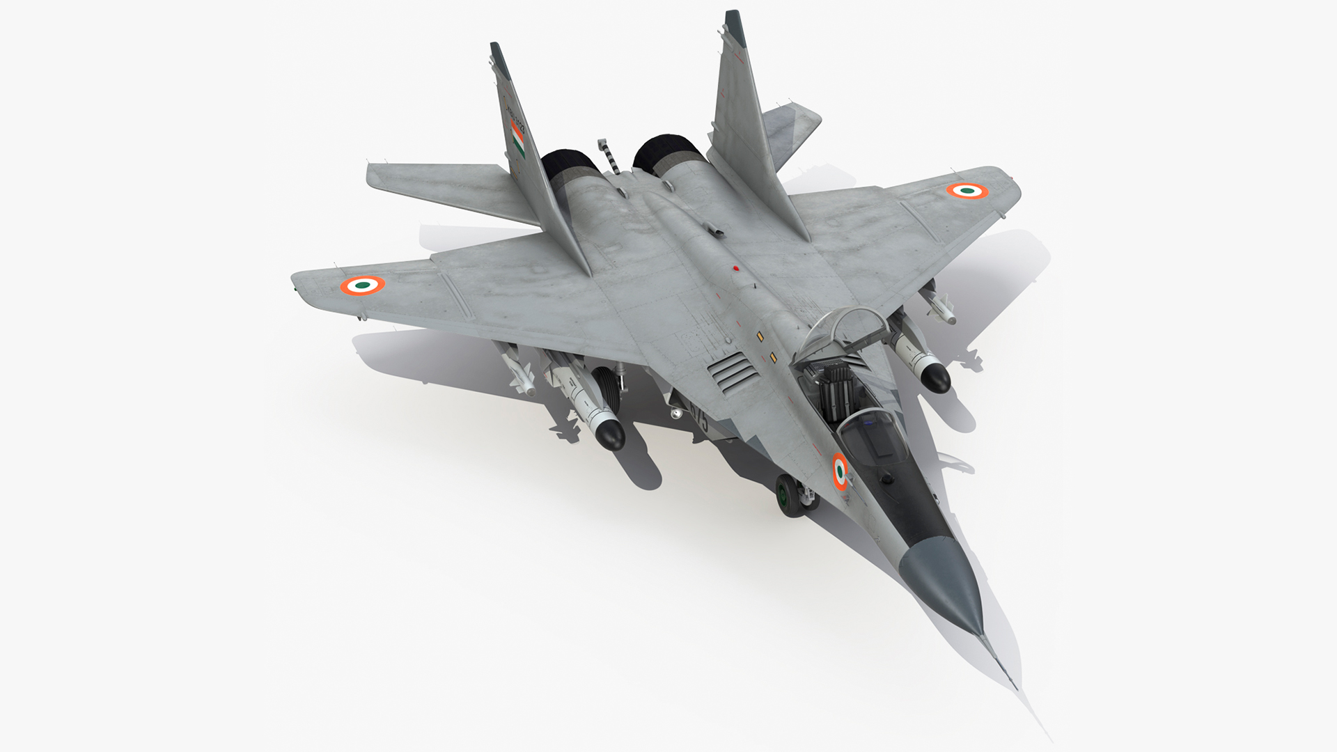 3D MiG 29K Fulcrum D Indian Navy with Armament model