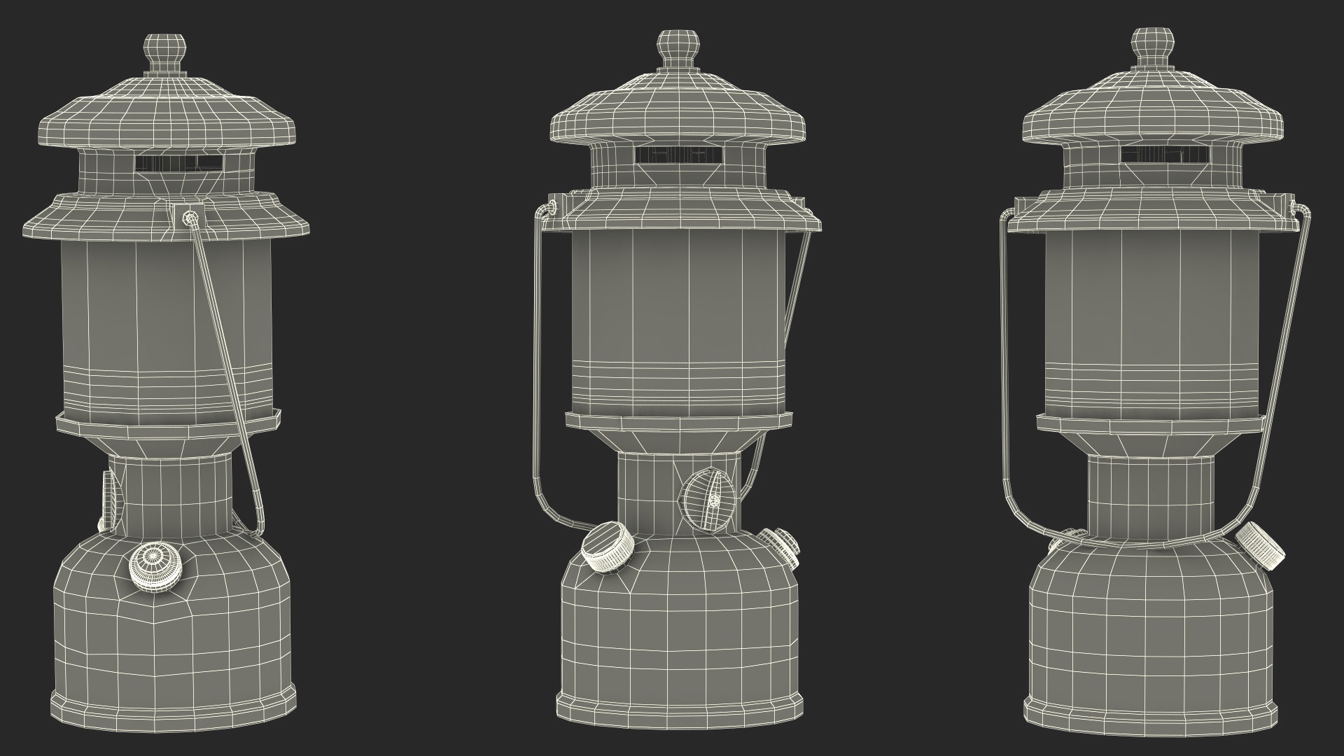 3D model Vintage Fuel Lantern