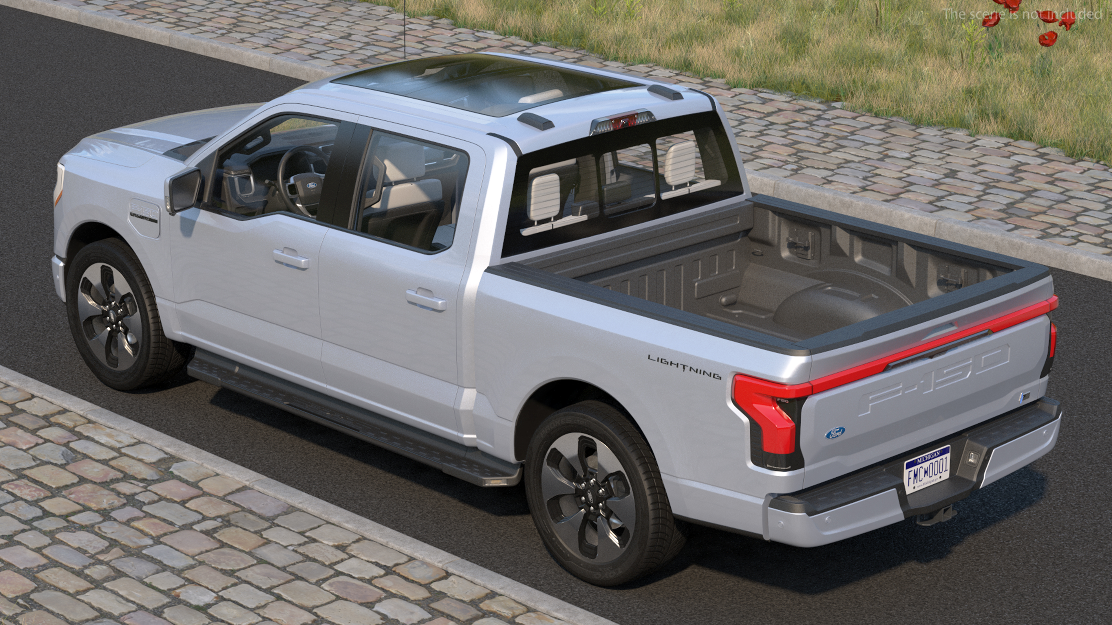 3D Ford F-150 Lightning Simple Interior