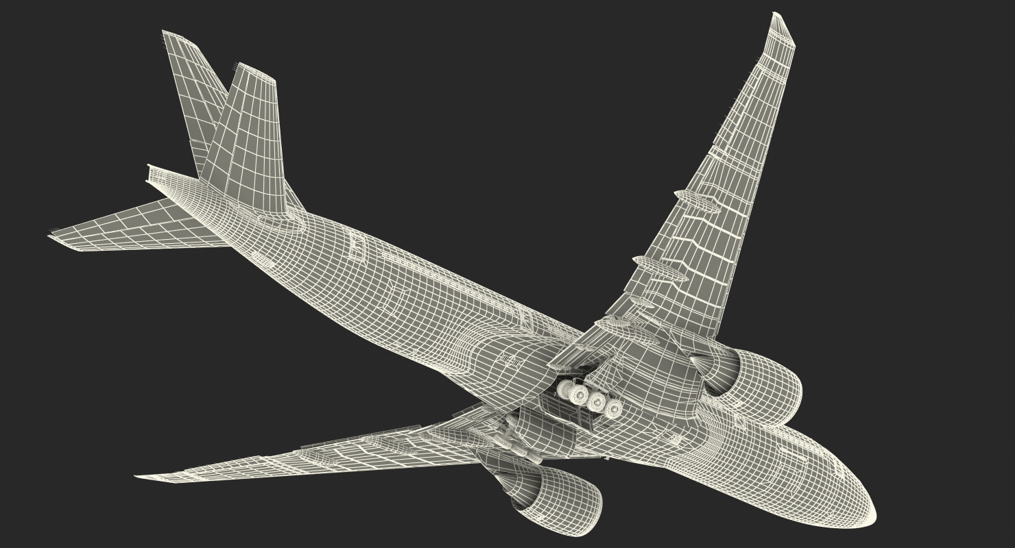 Boeing 777 200LR Air France 3D