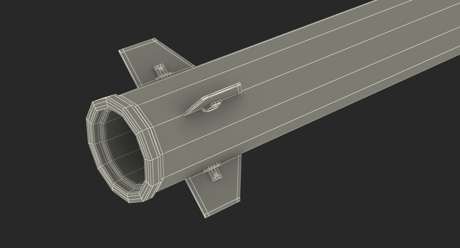 3D 9M317 Surface to Air Missile model