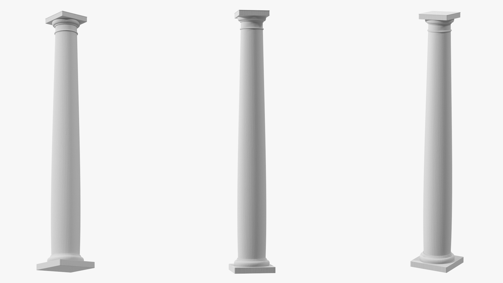 Smooth Fiberglass Column 3D model