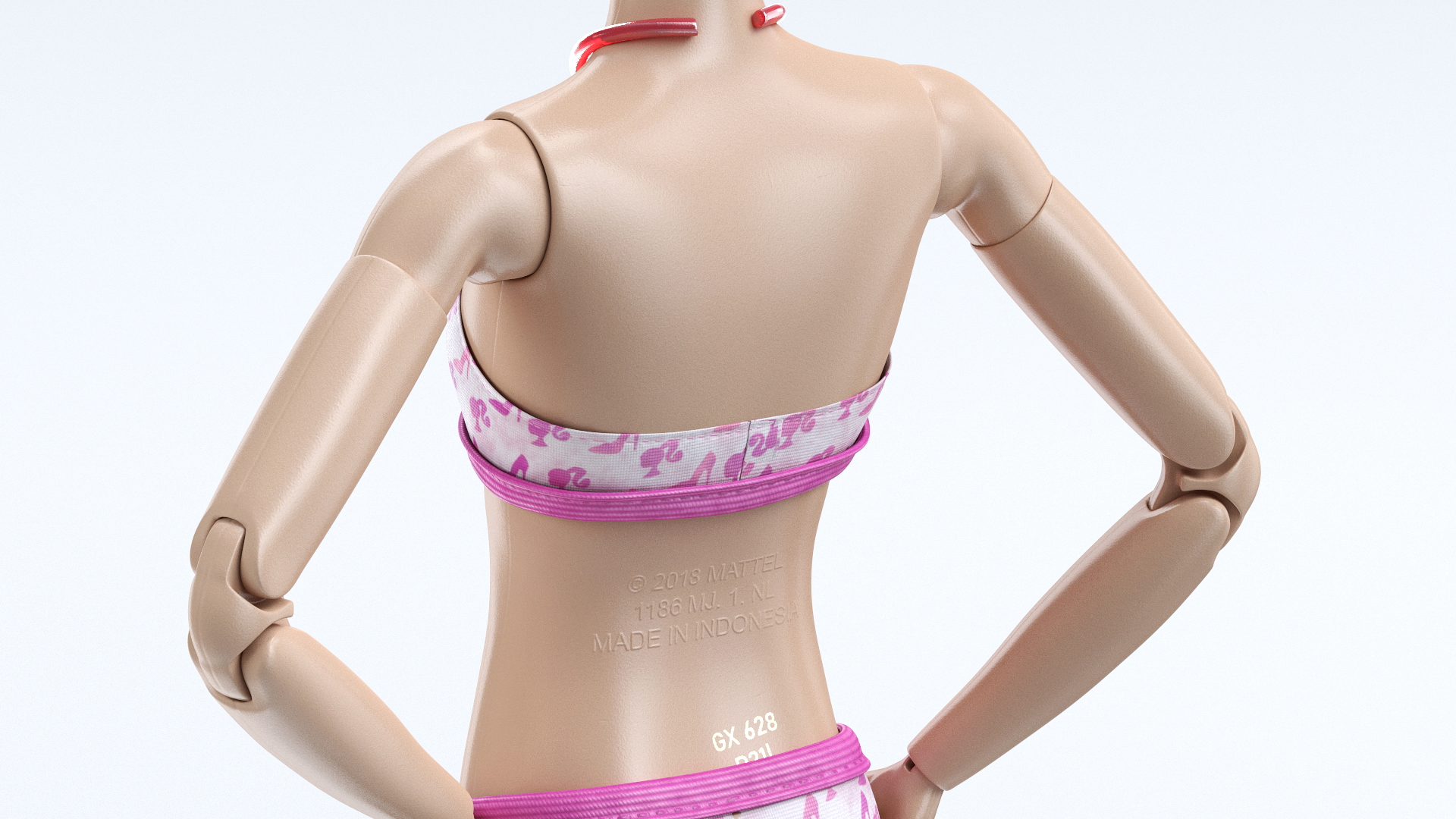 3D model Barbie Doll Swimsuit