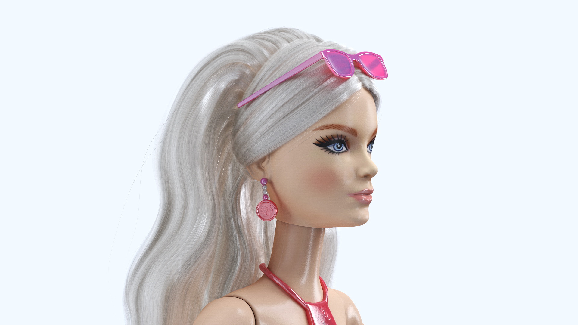 3D model Barbie Doll Swimsuit