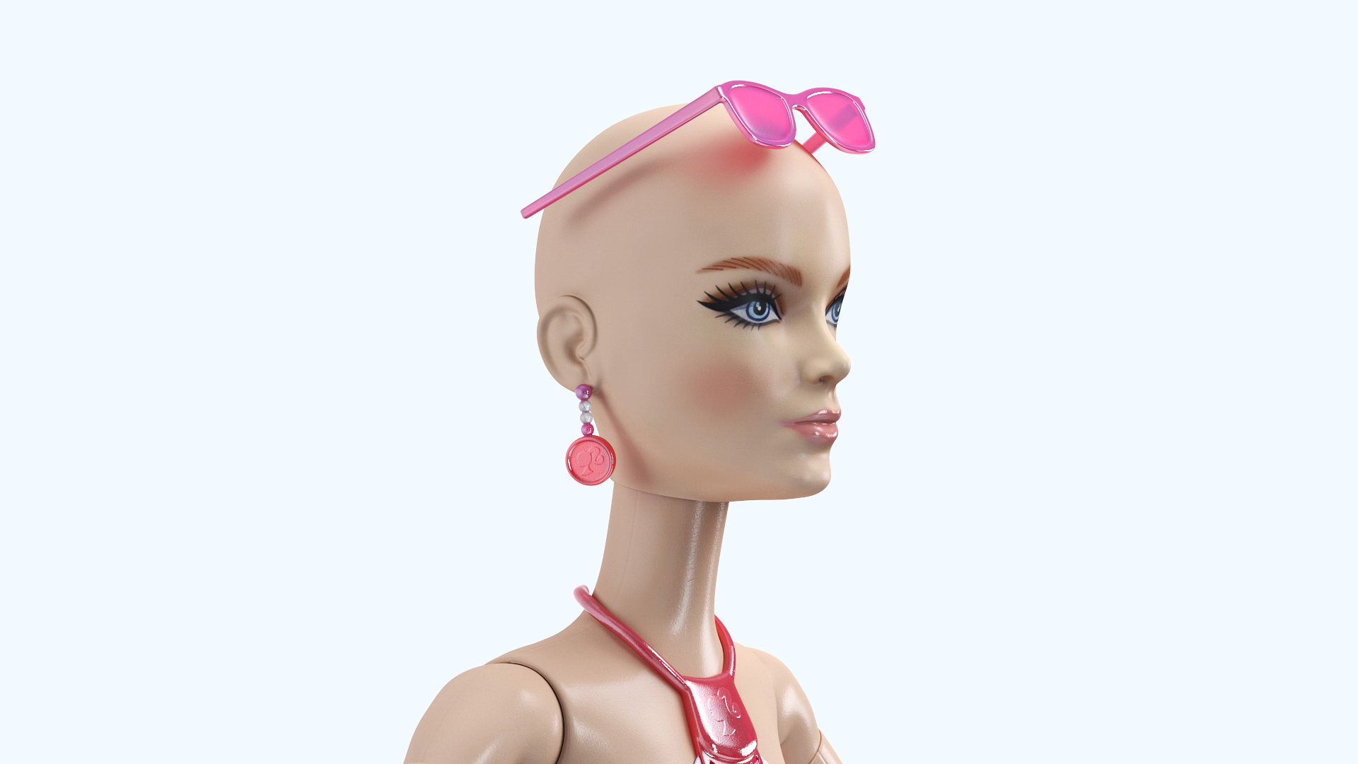 3D model Barbie Doll Swimsuit