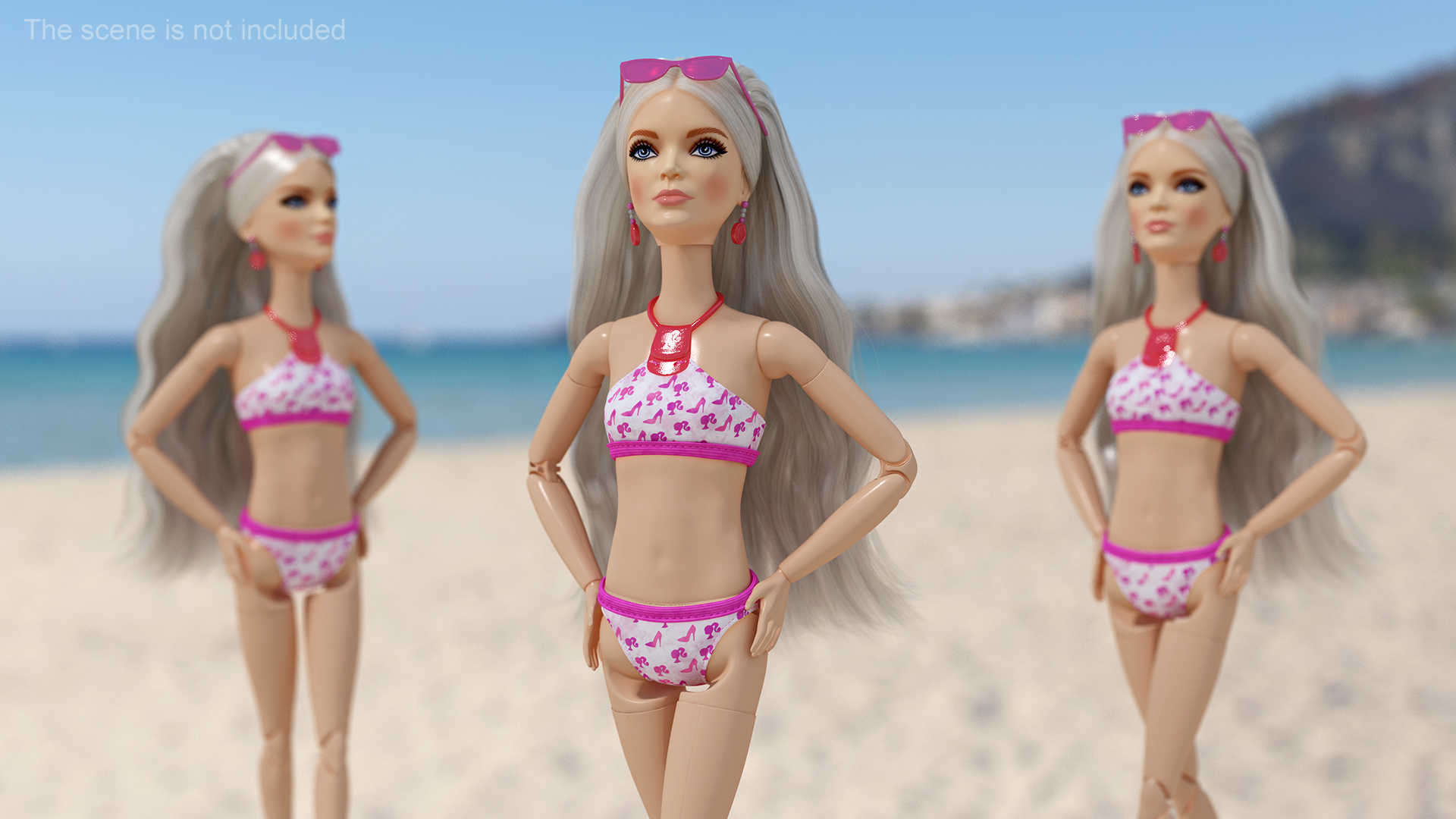 3D model Barbie Doll Swimsuit