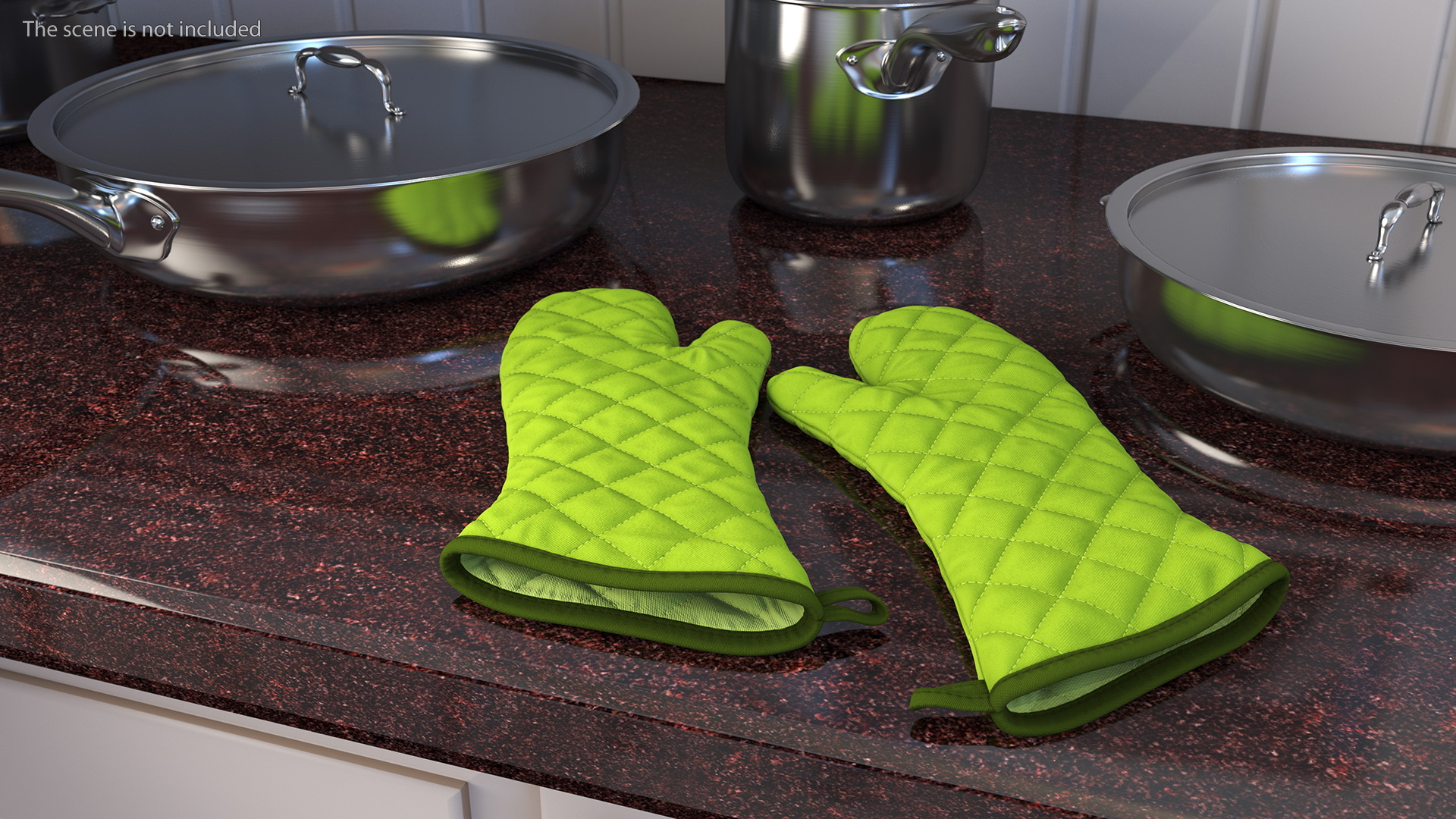 3D model Kitchen Linen Gloves