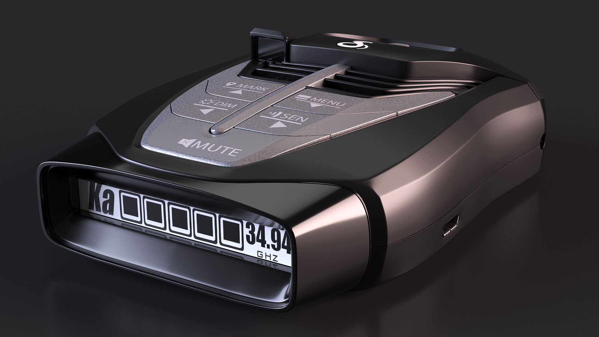 3D model Cobra RAD 480i Laser Radar Detector