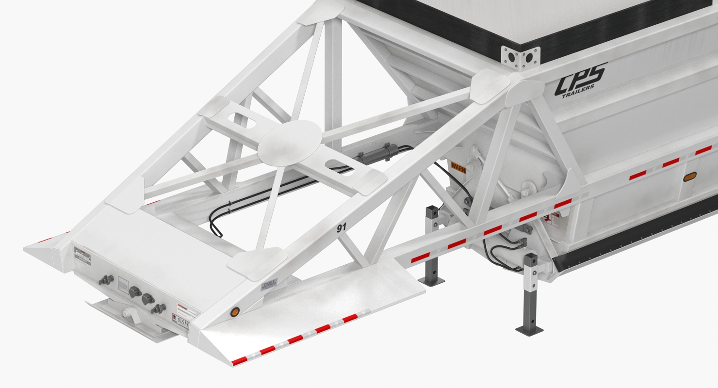 3D model Manac Bottom Dump Trailer