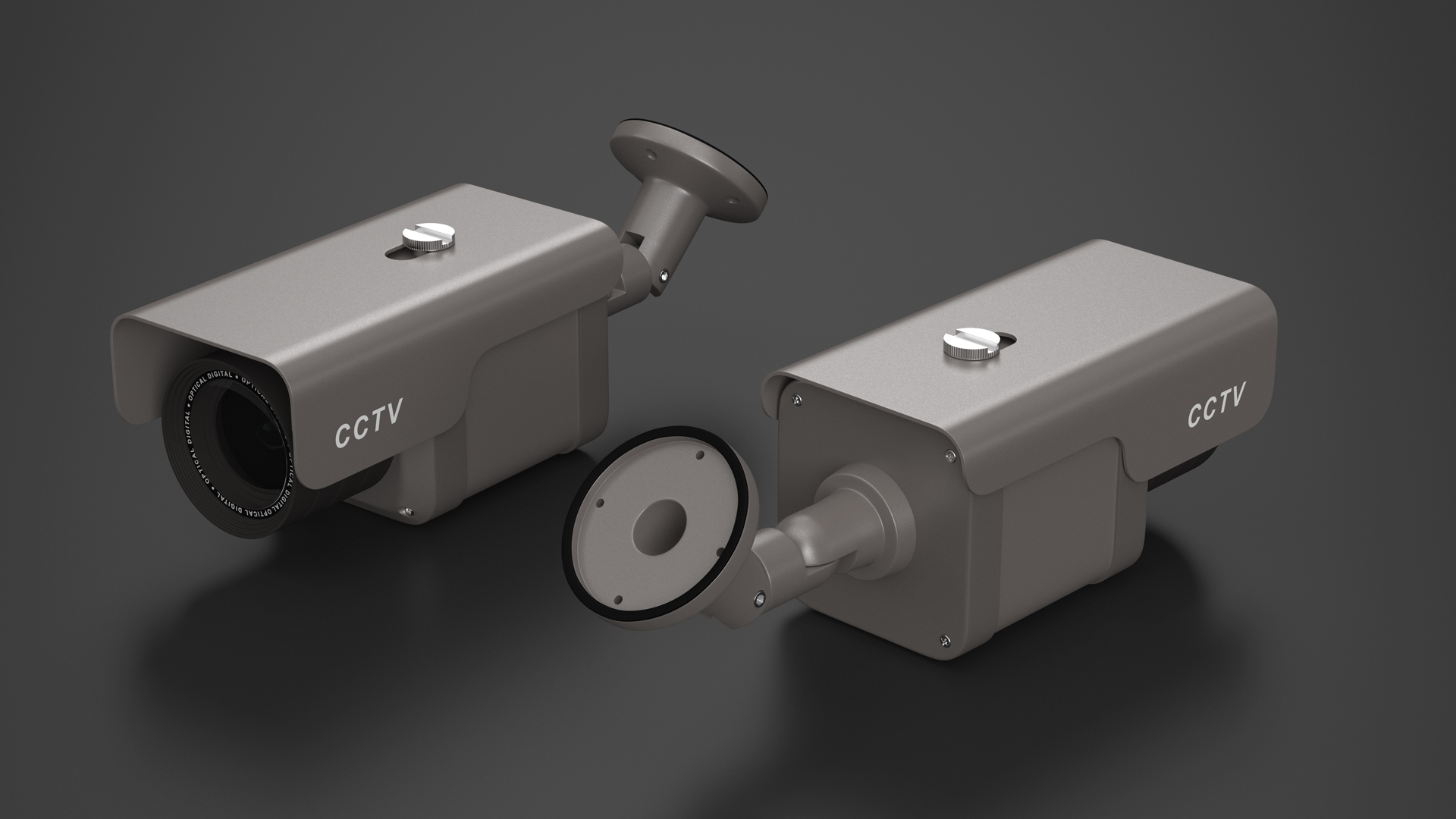 3D Security Surveillance Camera model