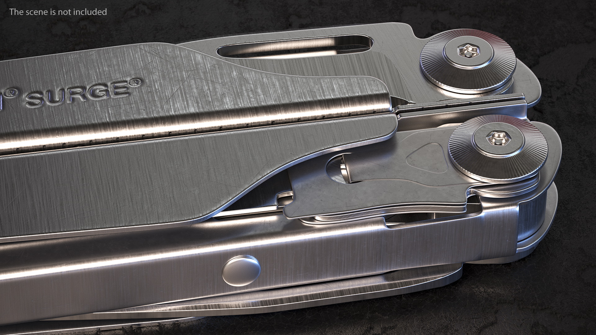 3D model Leatherman Surge Multitool Silver Closed