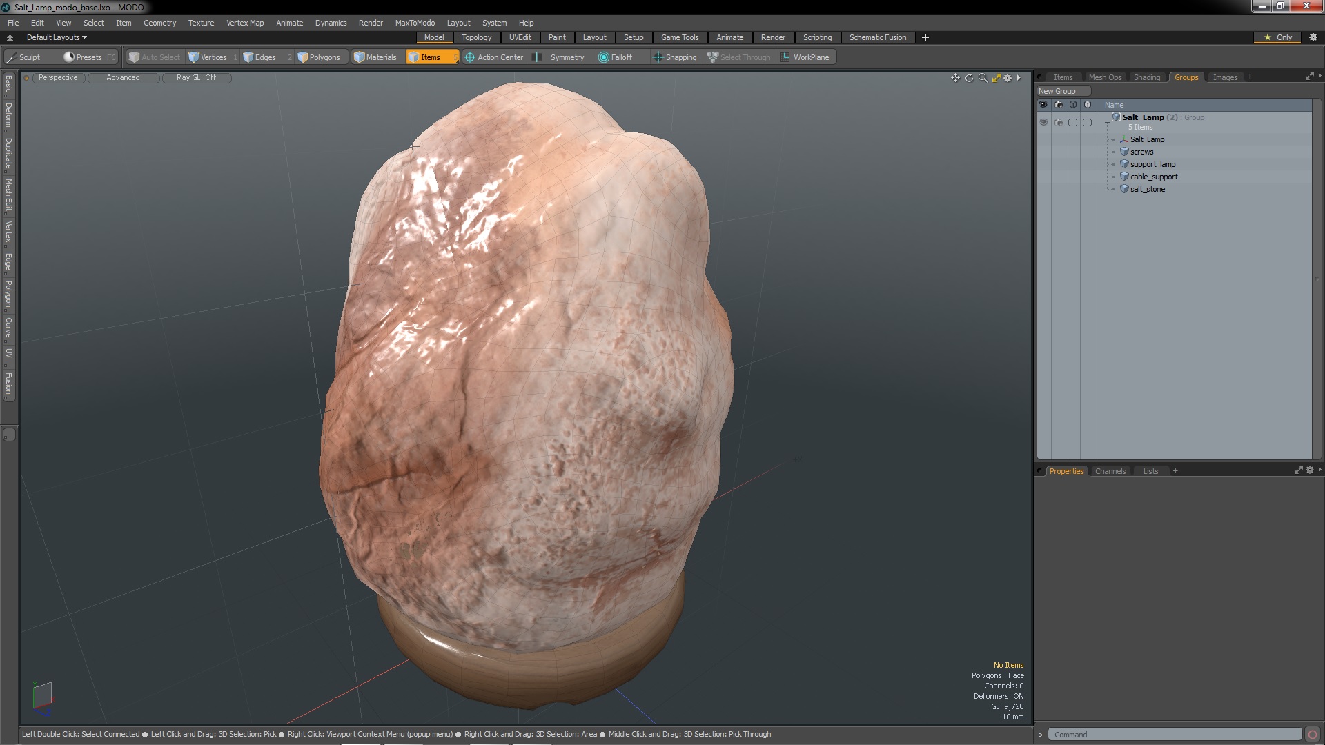 Salt Lamp 3D model