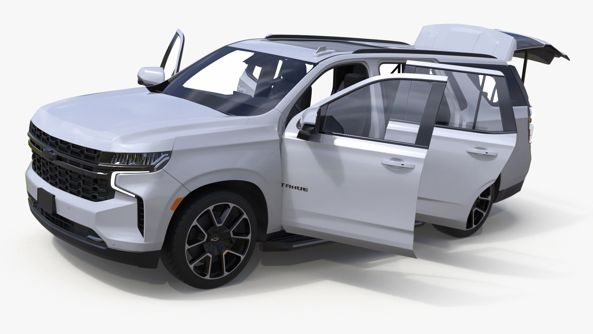 3D model 2024 Chevrolet Tahoe SUV White