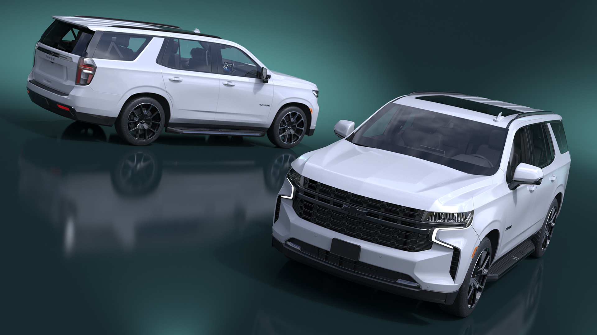 3D model 2024 Chevrolet Tahoe SUV White