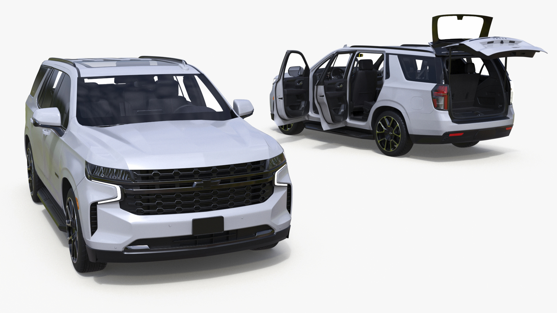 3D model 2024 Chevrolet Tahoe SUV White