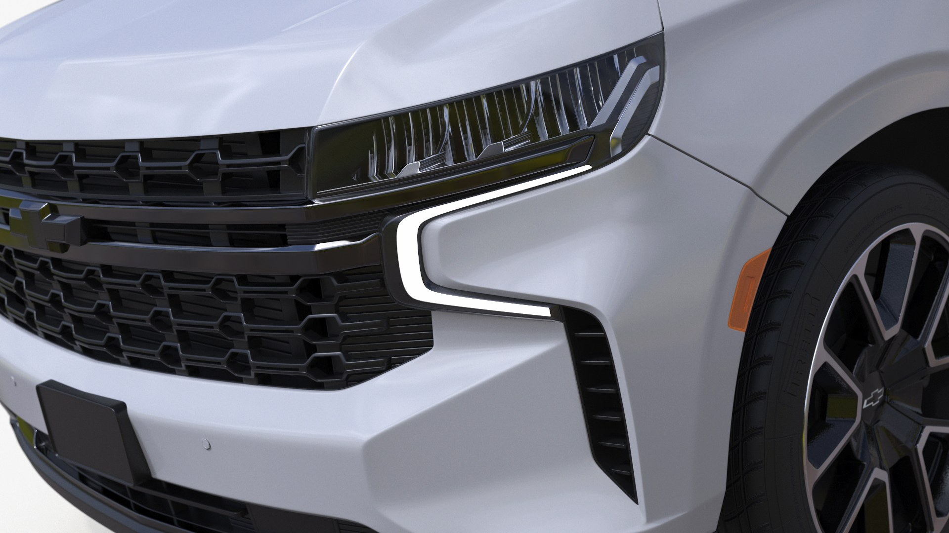 3D model 2024 Chevrolet Tahoe SUV White