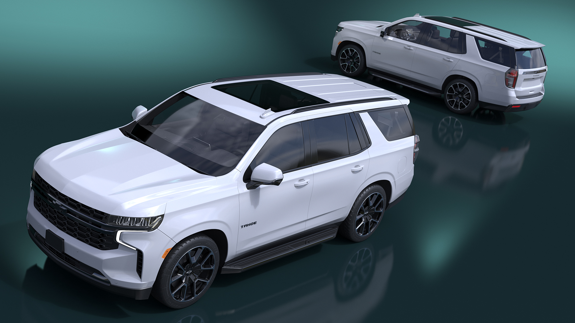 3D model 2024 Chevrolet Tahoe SUV White