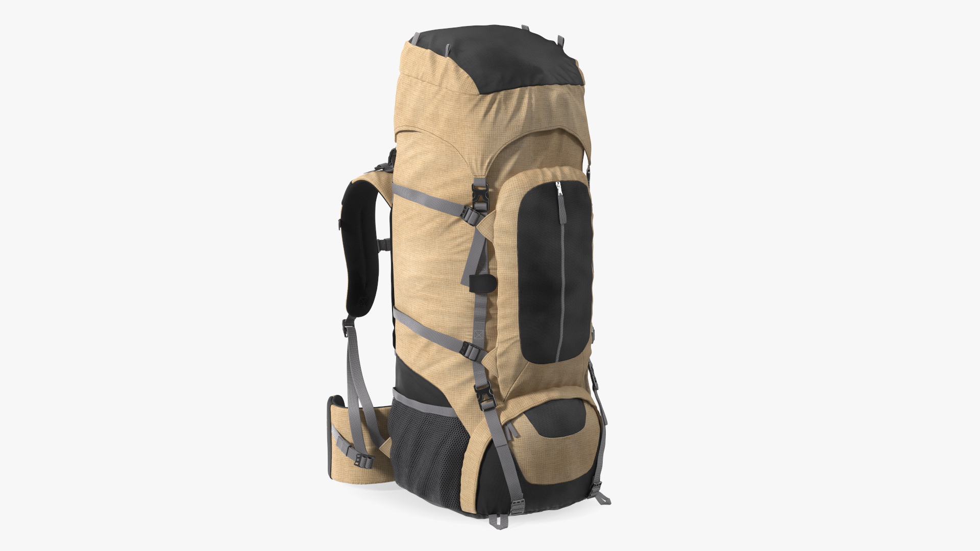 Hiking Backpack with Multiple Pockets 3D