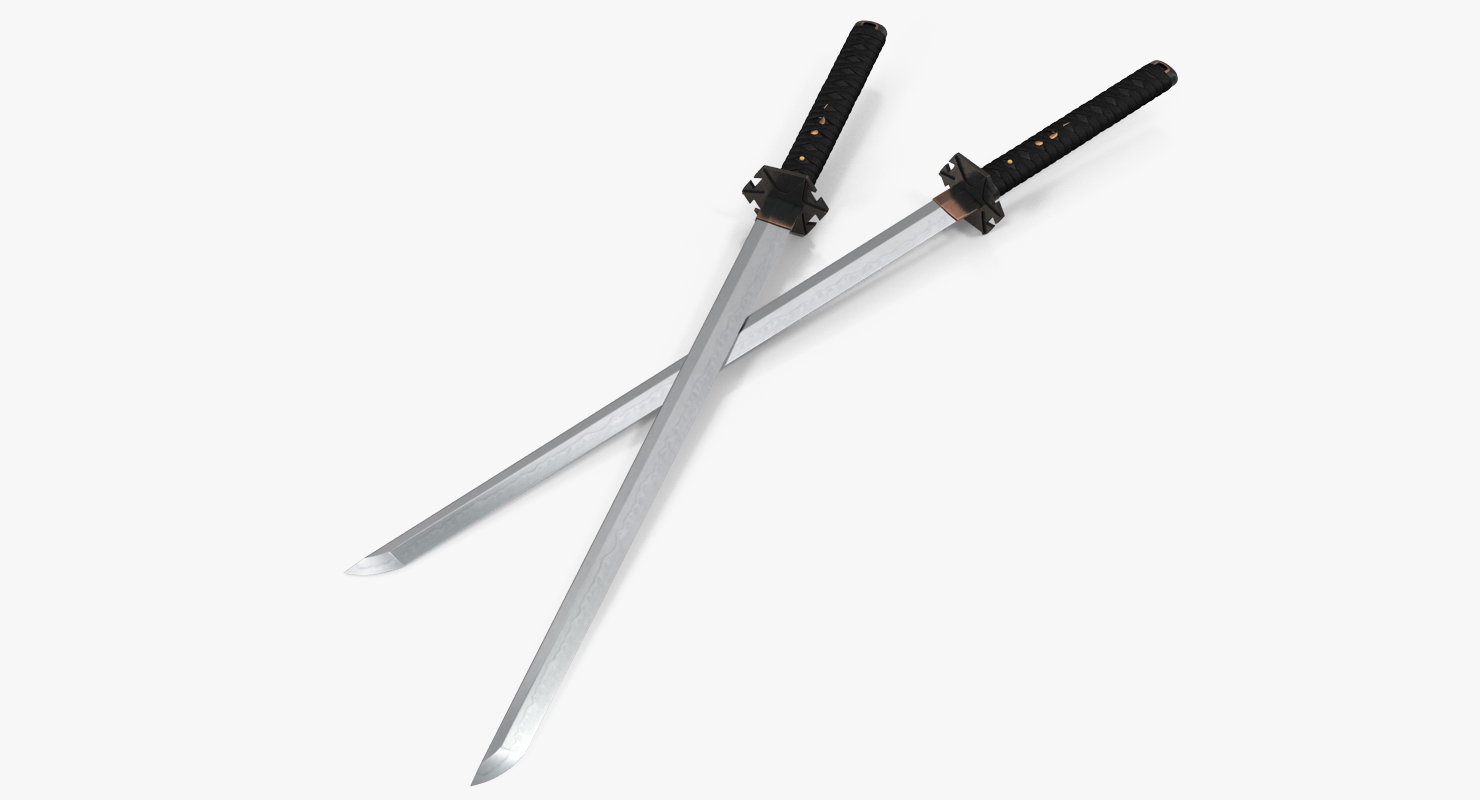 3D Ninjato Single Edge Japan Sword