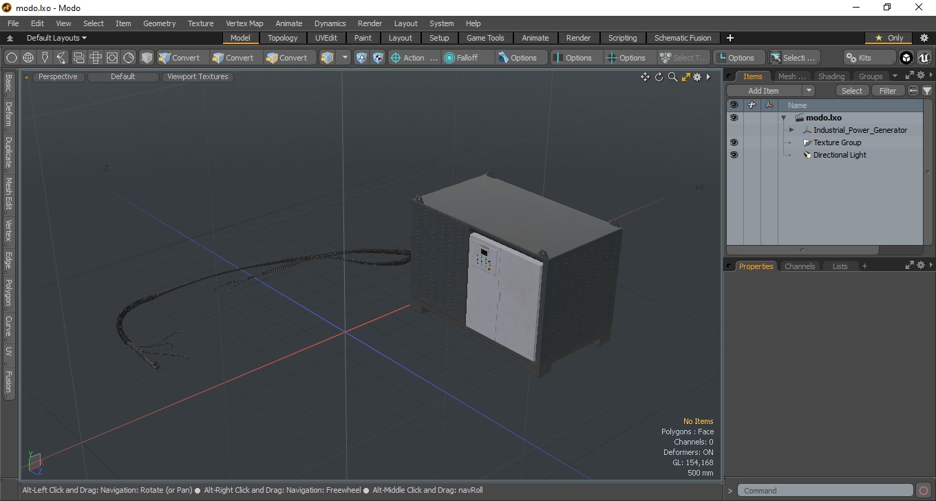 3D Industrial Power Generator