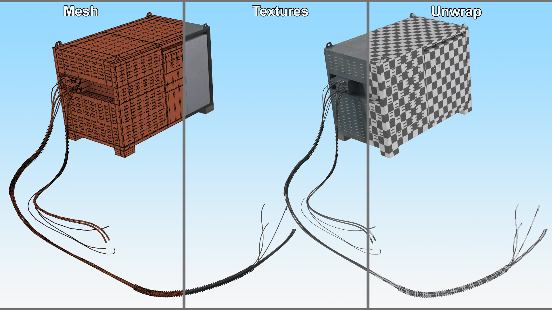 3D Industrial Power Generator