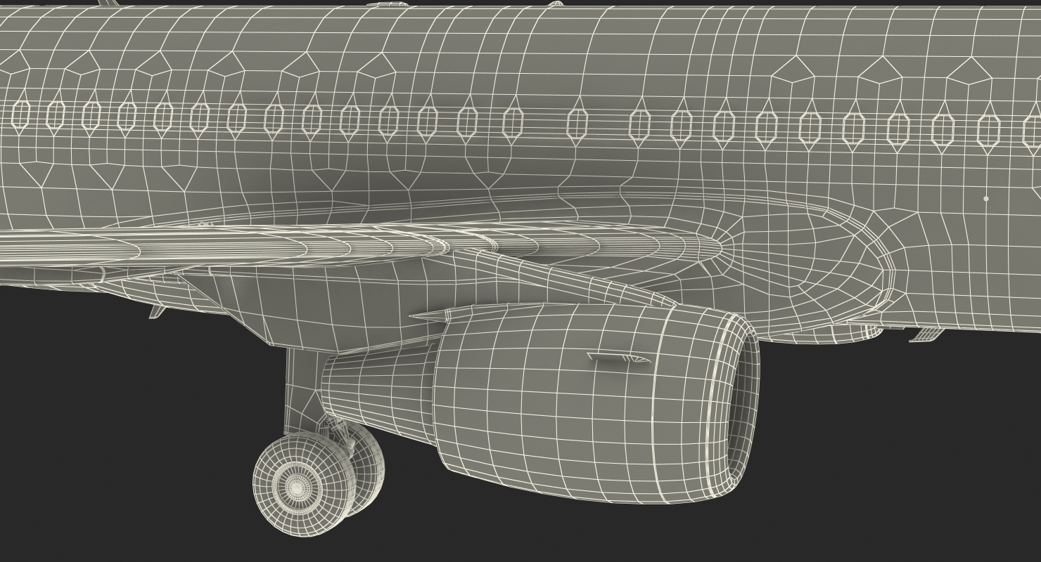 Airbus A319 EasyJet Airline Rigged 3D model